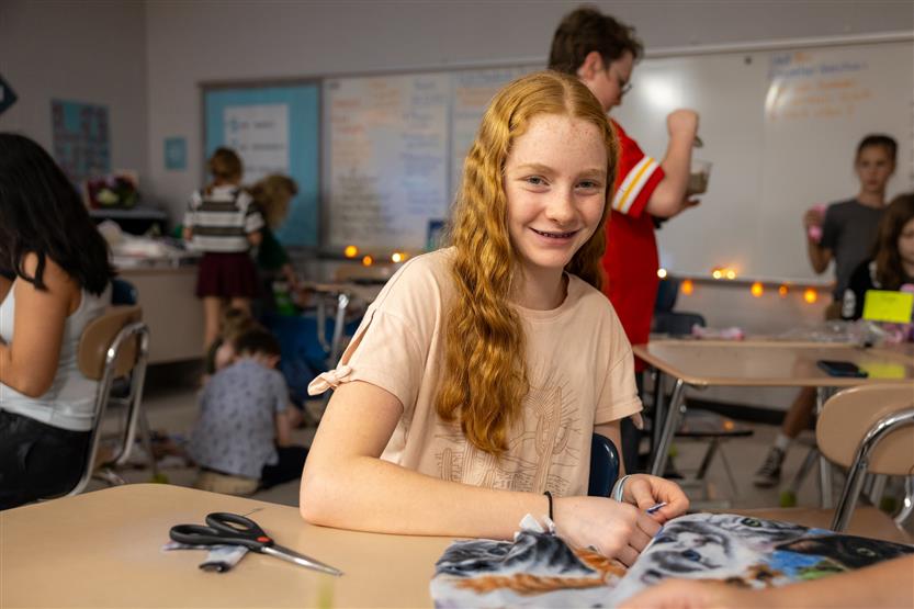 Students participate in the Generals Serve Club